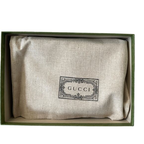 GUCCI GG Retro Mini Crossbody Bag with Interlocking G Black Logo Canvas NEW - Picture 11 of 12